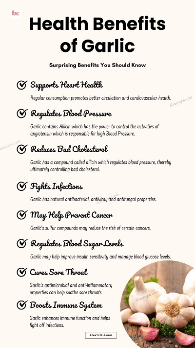 Health Benefits of Garlic
