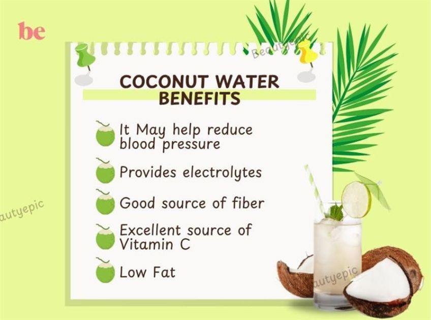 The Health Benefits of Coconut Water