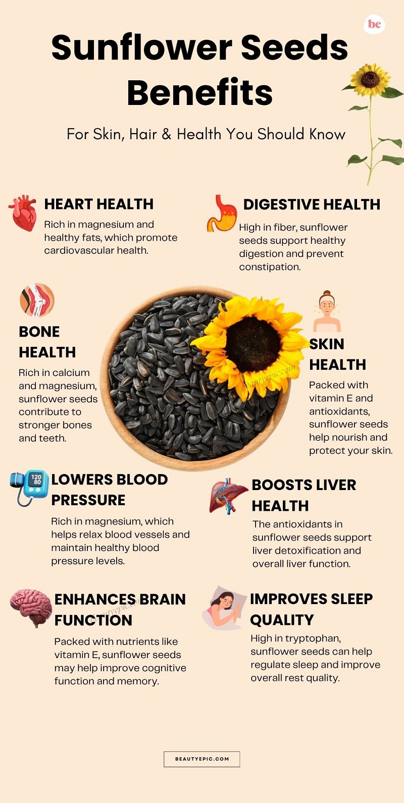 Sunflower Seeds Benefits
