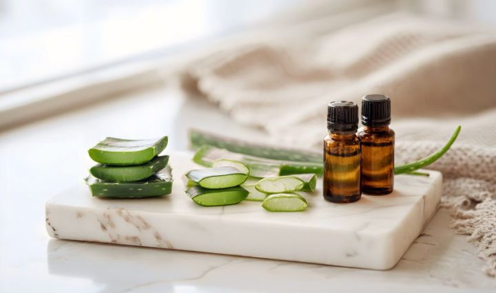 Aloe Vera and Mustard oil for Hair