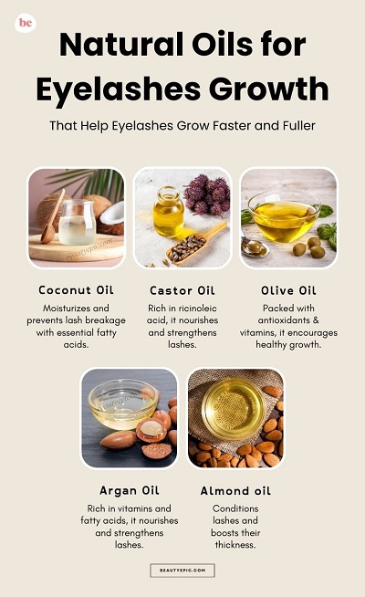Natural Oils for Eyelashes Growth