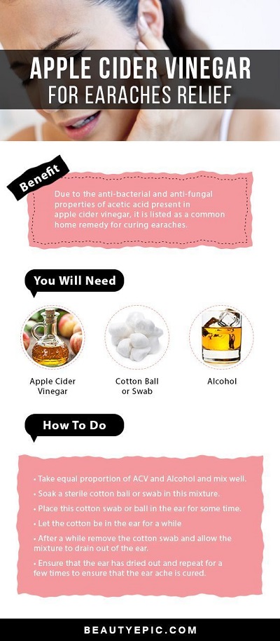 How To Use Apple Cider Vinegar For Earaches Relief