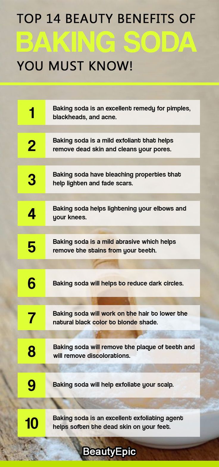 beauty benefits of baking soda