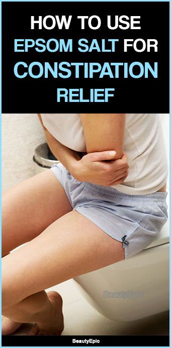 How To Use Epsom Salt For Constipation Relief