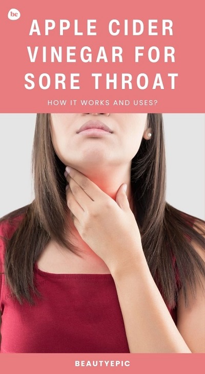 Apple Cider Vinegar and Honey for Sore Throat