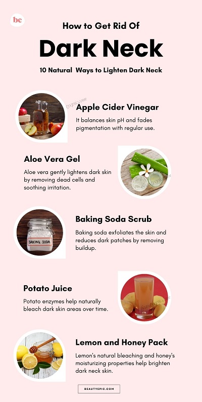 how to get rid of dark neck naturally