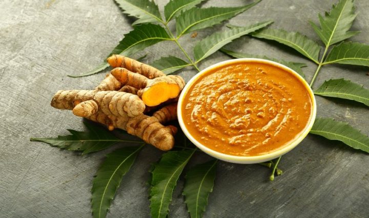 Neem and Turmeric Paste for Psoriasis