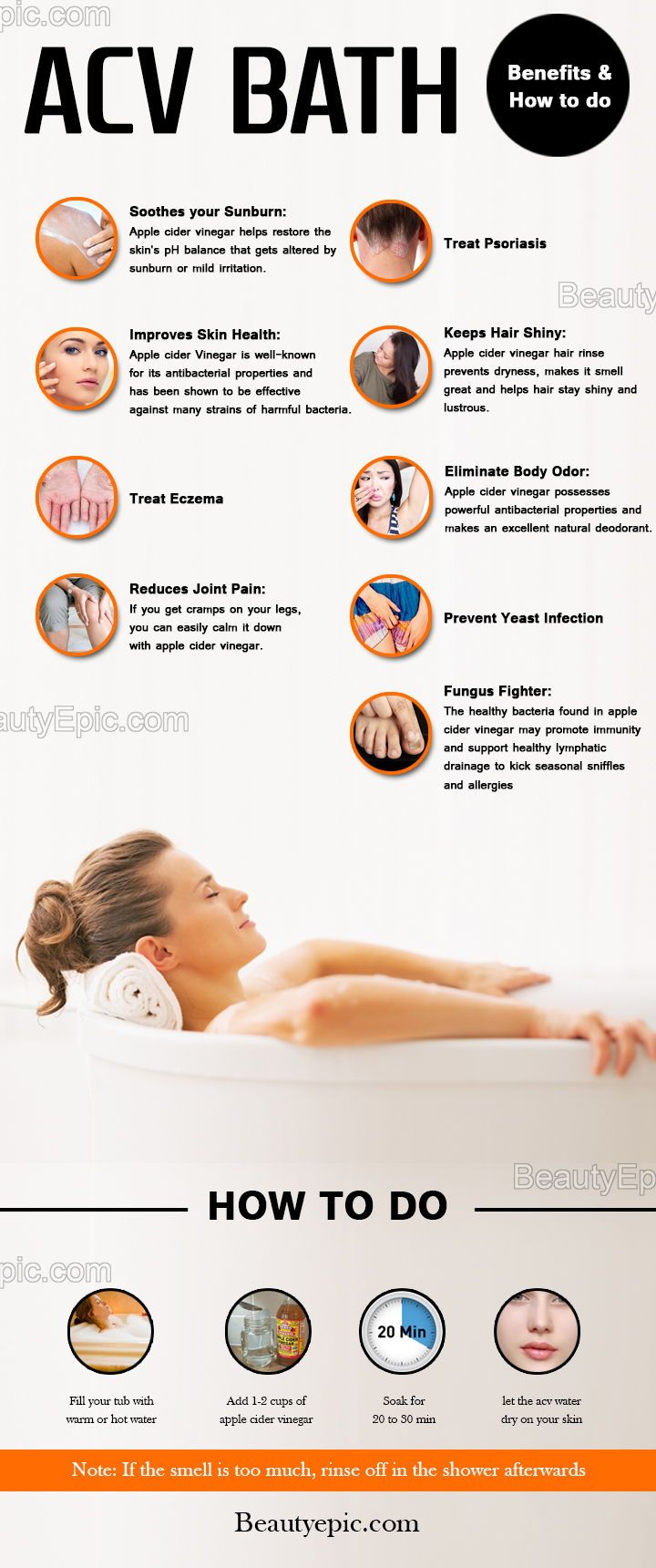 Apple Cider Vinegar Bath