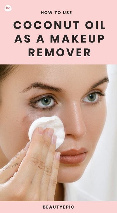 coconut oil for makeup remover