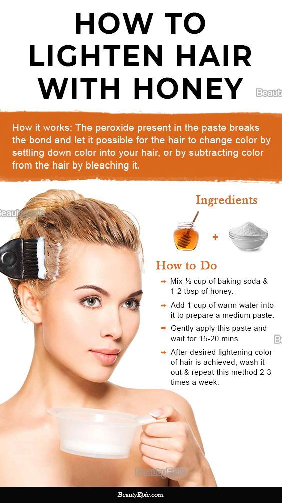honey for hair lightening