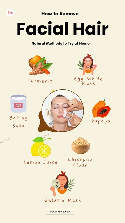 remove Facial Hair naturally