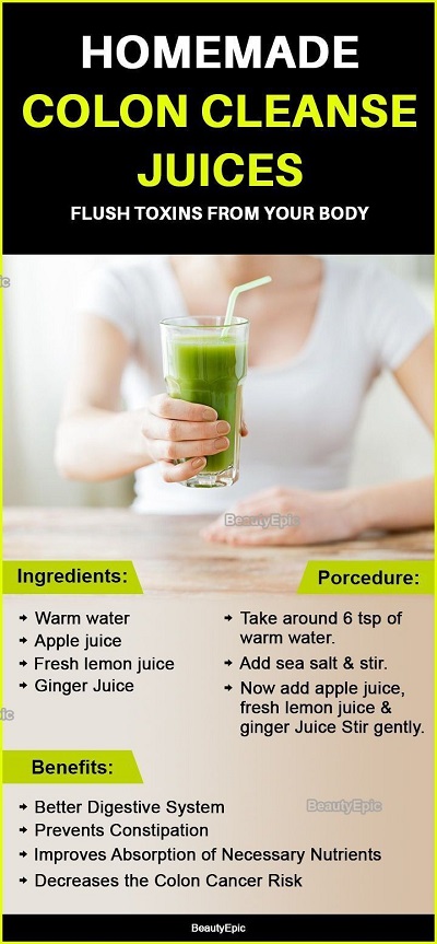 Homemade Juices To Cleanse Your Colon Naturally