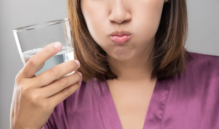 Salt Water Gargle for Sore Throat