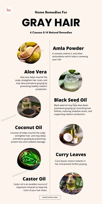 Home Remedies for Gray Hair