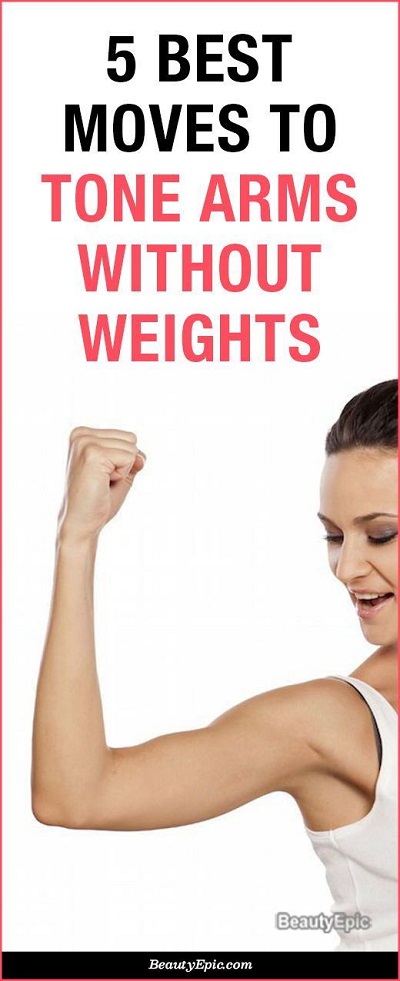 5 Best Moves To Tone Your Arms Without Weights