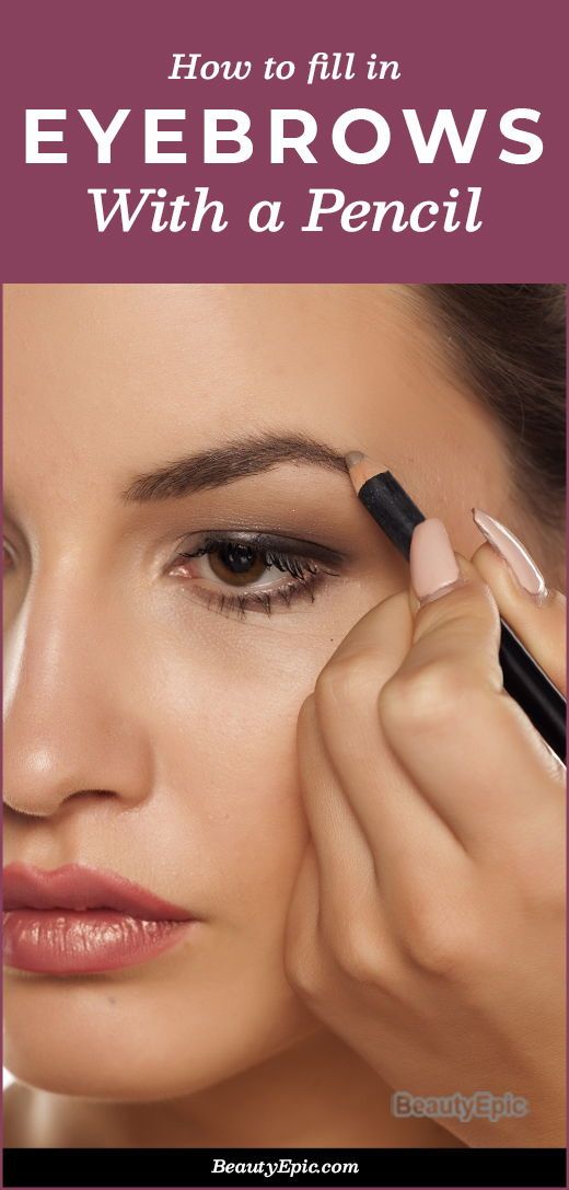 How to Fill in Eyebrows With a Pencil