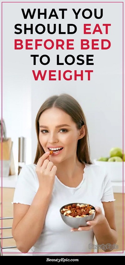 What You Should Eat Before Bed to Lose Weight