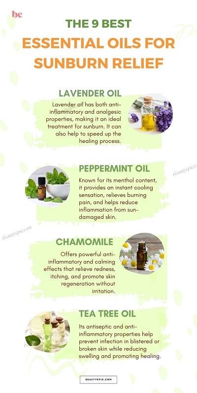 Essential Oils for Sunburn Relief