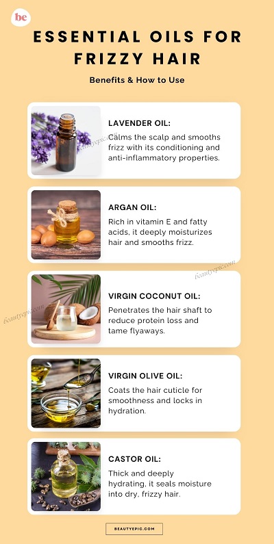 Essential Oils For Frizzy Hair