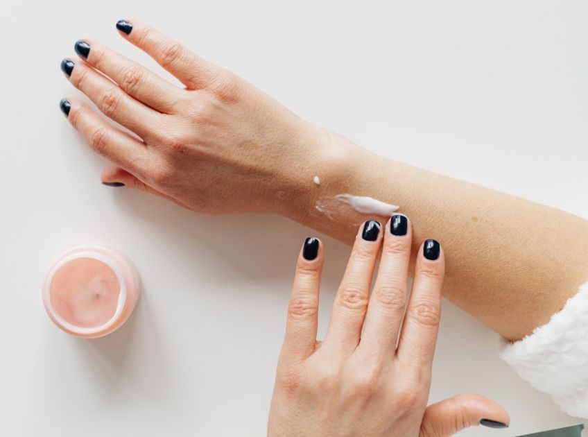 remove fake tan from hands
