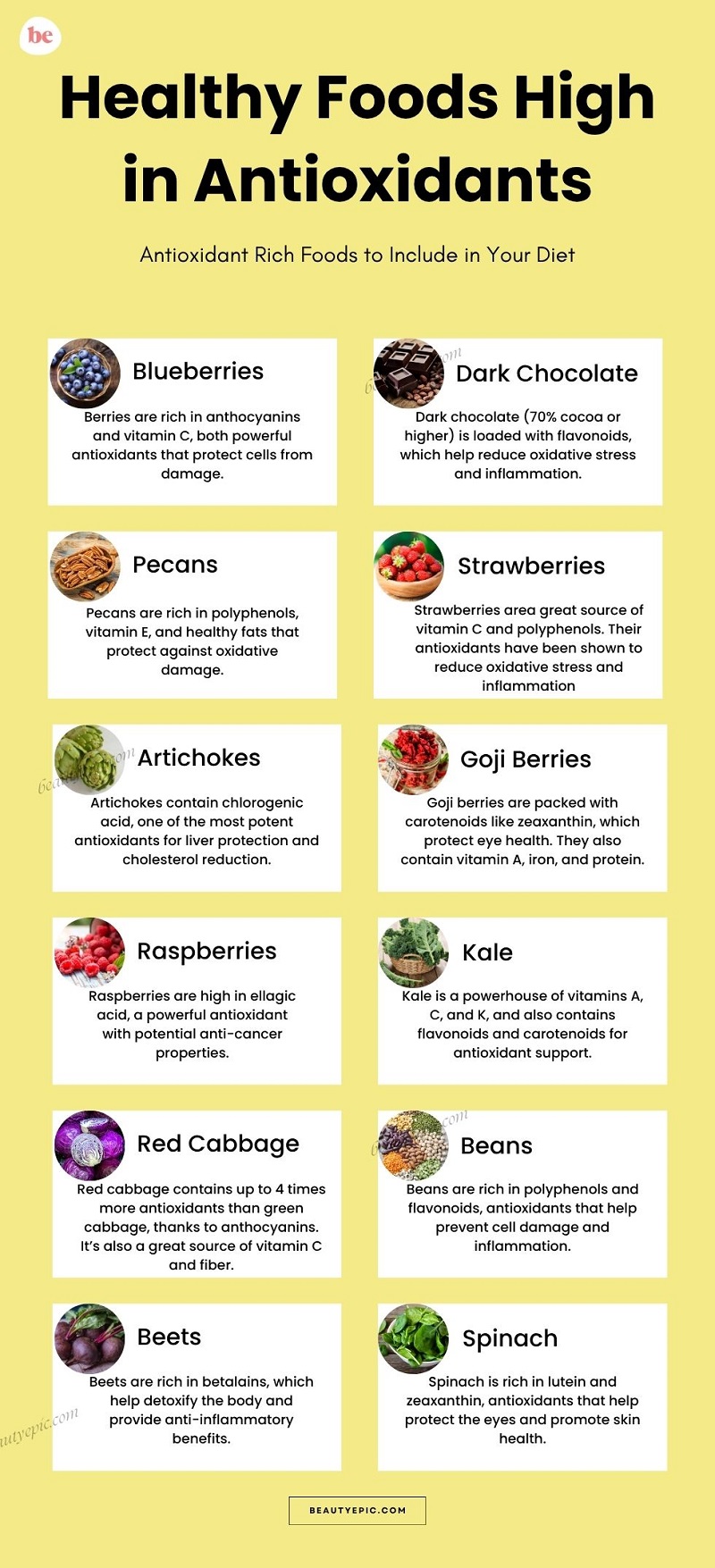 Healthy Foods High in Antioxidants