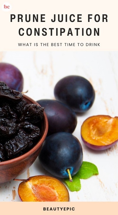 Prune Juice for Constipation