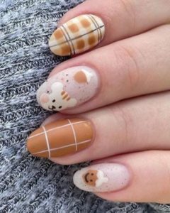35+ Super Cute Teddy Bear Nail Art Designs For Your Next Manicure