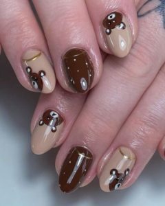 35+ Super Cute Teddy Bear Nail Art Designs For Your Next Manicure