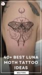 40+ Amazing Luna Moth Tattoo Designs For Men And Women In 2026