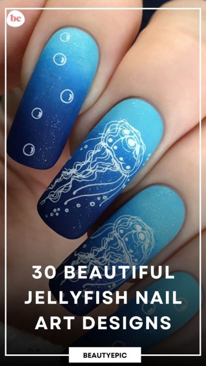 30 Mesmerizing Jellyfish Nail Art Designs To Try Now!
