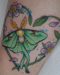 40+ Amazing Luna Moth Tattoo Designs For Men And Women In 2026