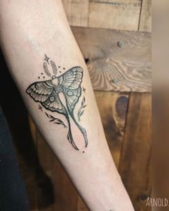 40+ Amazing Luna Moth Tattoo Designs For Men And Women In 2026