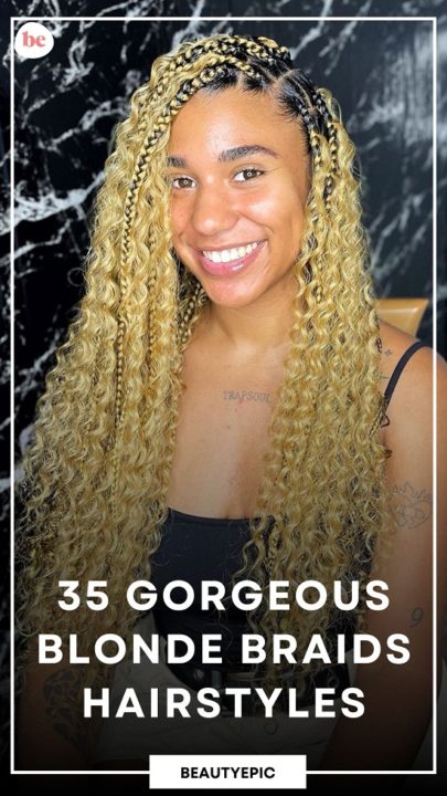  35 Cool Blonde Braids Hairstyles To Try