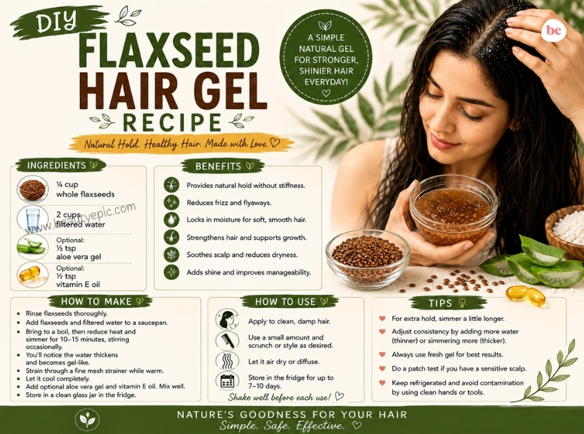 flaxseed hair gel