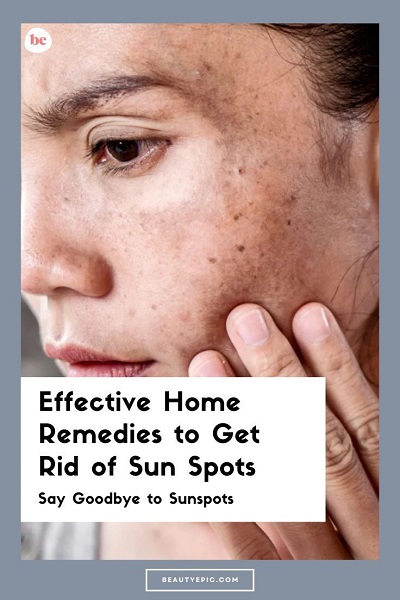 effective home remedies to get rid of sun spots