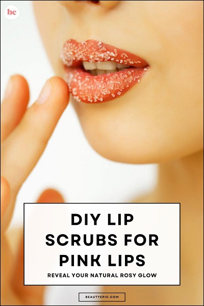 DIY Lip Scrub for Pink Lips