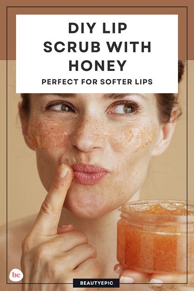 DIY Lip Scrub with Honey