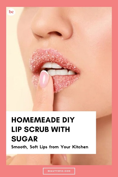DIY Lip Scrub with Sugar