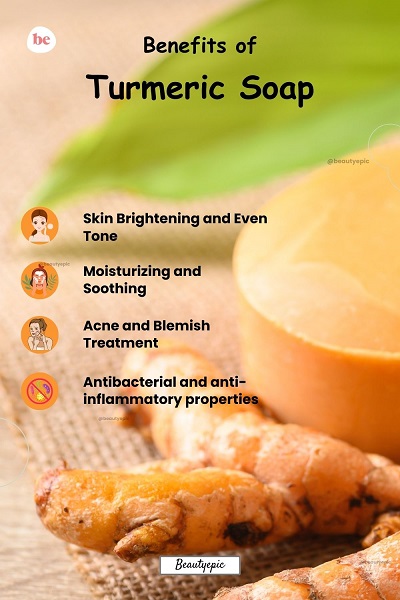 benefits of turmeric soap