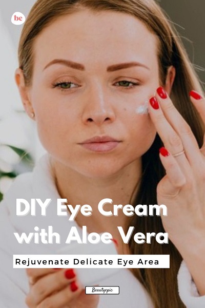 DIY Eye Cream with Aloe Vera