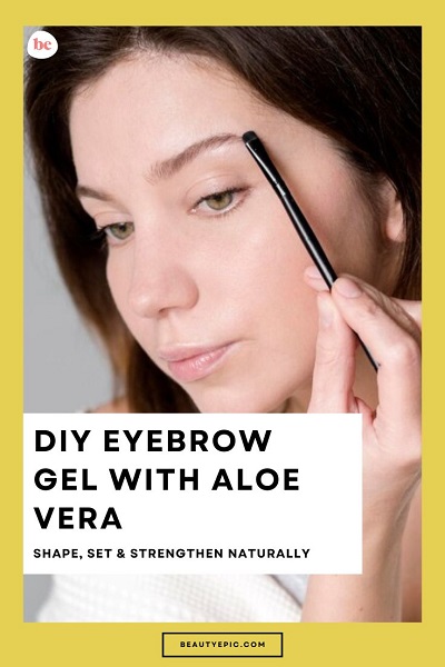 DIY Eyebrow Gel with Aloe Vera