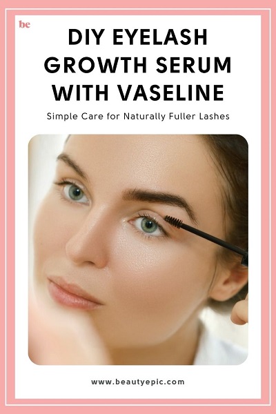 DIY Eyelash Growth Serum with Vaseline
