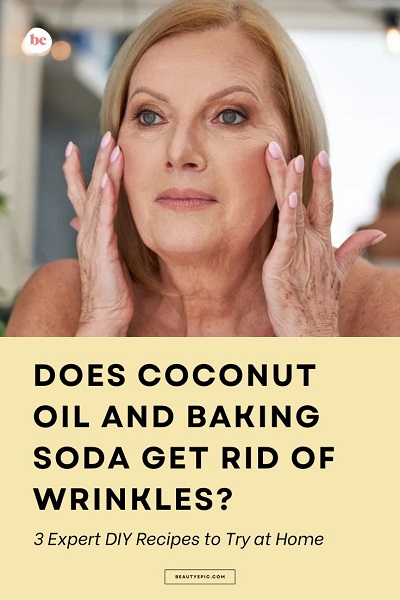 coconut oil and baking soda for wrinkles