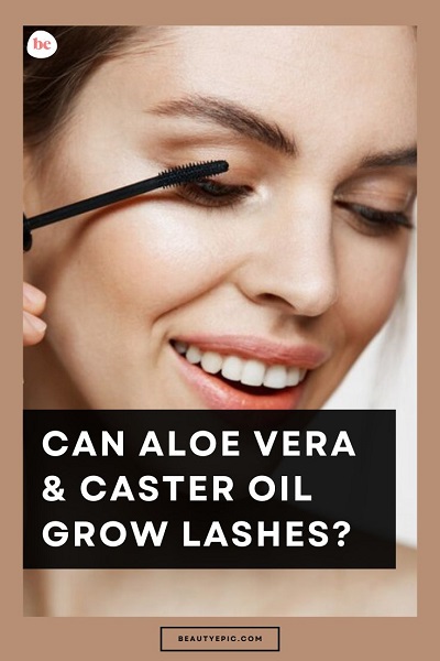 aloe vera and castor oil for eyelashes