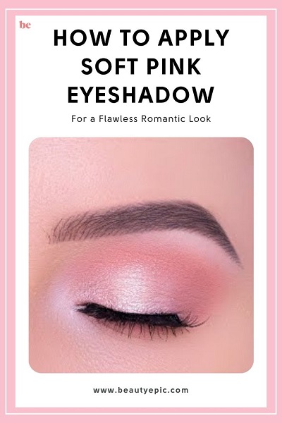 how to apply soft pink eyeshadow