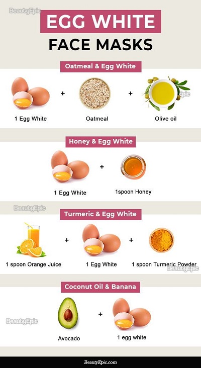 egg white face mask