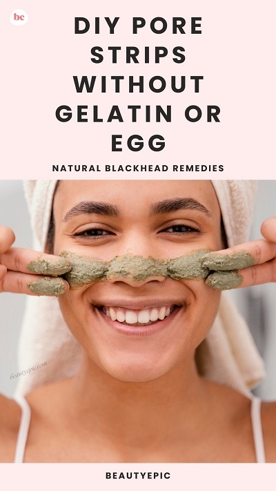 DIY Pore Strips Without Gelatin or Egg
