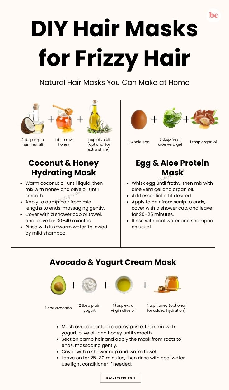 DIY Hair Masks for Frizzy Hair