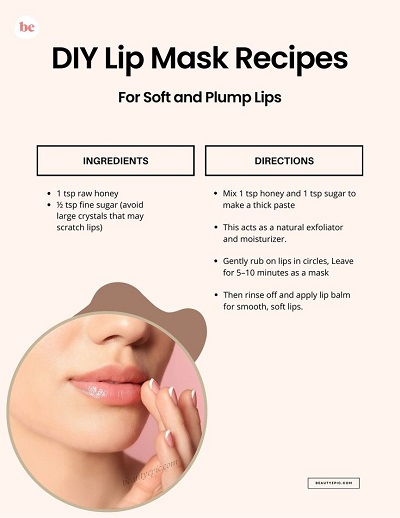 5 DIY Lip Mask Recipes To Get Soft and Plump Lips