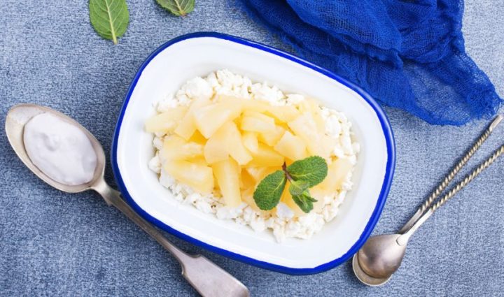 Cottage Cheese with Pineapple